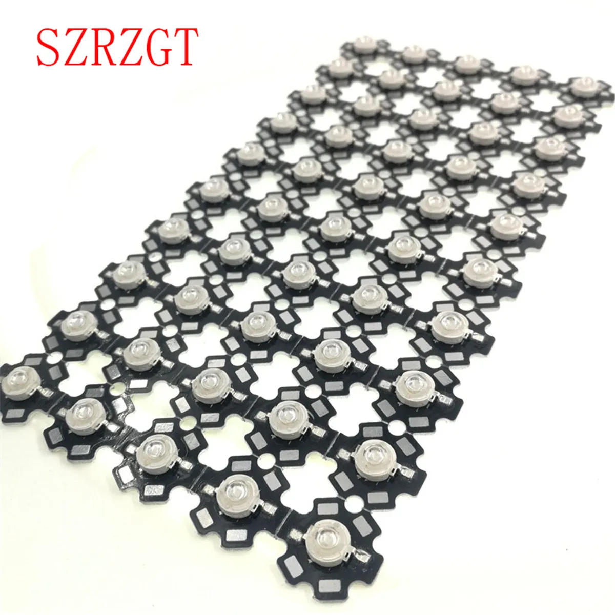 Description Picture 2 of item100PCS 1W 30mil 3W 45mil EPISTARS Royal Blue 445nm Blue 460nm LED Bulb Plant Grow Light Lamp With 20mm 3W led chip led light