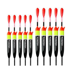 5pcs Balsa Wood Fishing Float Slip Bobber Rigs 5g 10g 15g Floatage Freshwater Sea Fishing Bobber Buoys Fishing Accessories