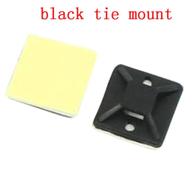Description Picture 5 of itemCable tie mount black Zip Tie car Cable Wire Removable Self Adhesive cable tie base Wall Holder Mount Clip/Clamp cable fix