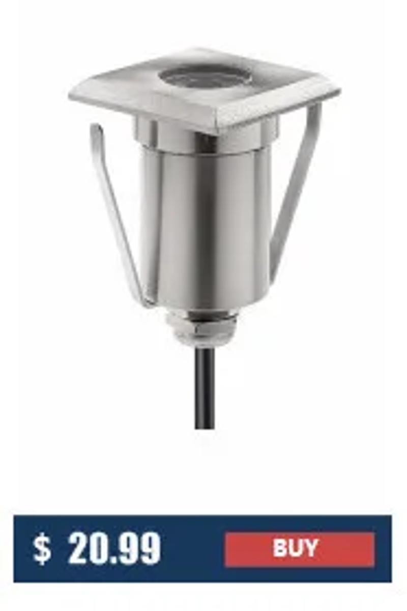 Description Picture 5 of itemSilver LED Lighting In-ground IP67 Voltage DC12V 1.5W/0.3-1W(RGB) Warm White,Cold White, Blue RGB Plinth Lamp 20pcs/set B108-20