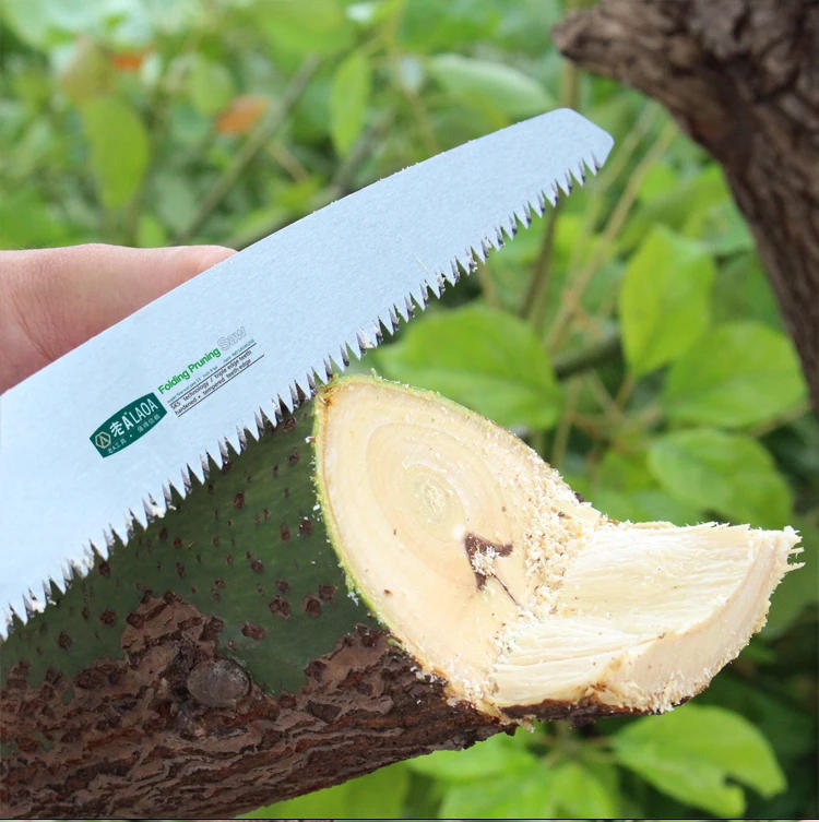 Description Picture 3 of itemLAOA 10 inch 7T/9T/12T Wood Folding Saw Outdoor For Camping SK5 Grafting Pruner for Trees Chopper Garden Tools Unility Knife