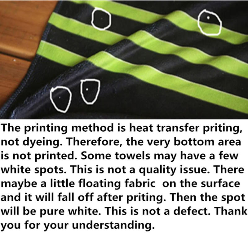 Description Picture 3 of itemCustom Funny Novelty Travel Sports Beach Towel Crazy Big Lounger Quick Drying Microfiber Swimming Towels for Adult Hair Gym