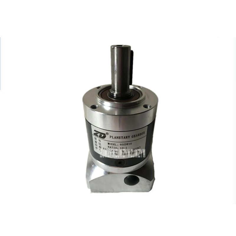 Description Picture 2 of item1:10 ratio 60ZDE10K Planetary Reducer Gearbox Applicate for Stepper Motor Servo Motor Micro Speed Gearbox 200W 6.15N.m. 300rpm
