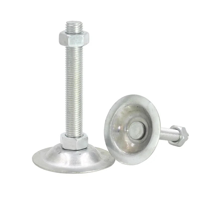 Description Picture 2 of item4PCS/LOT 76mm Base M14 M16 Thread Adjustable Foot Cups 80/100/120/150mm Articulated Leveling Foot for Furniture Pipe Rack