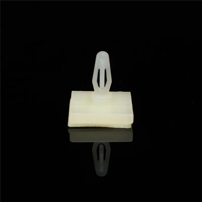 Description Picture 4 of item50/100pcs HC-5 Self Adhesive Mount Wire Tie Fixed Clip On PCB Spacer Standoff Locking Snap-In Fixed Clips Adhesive Cable Clamps