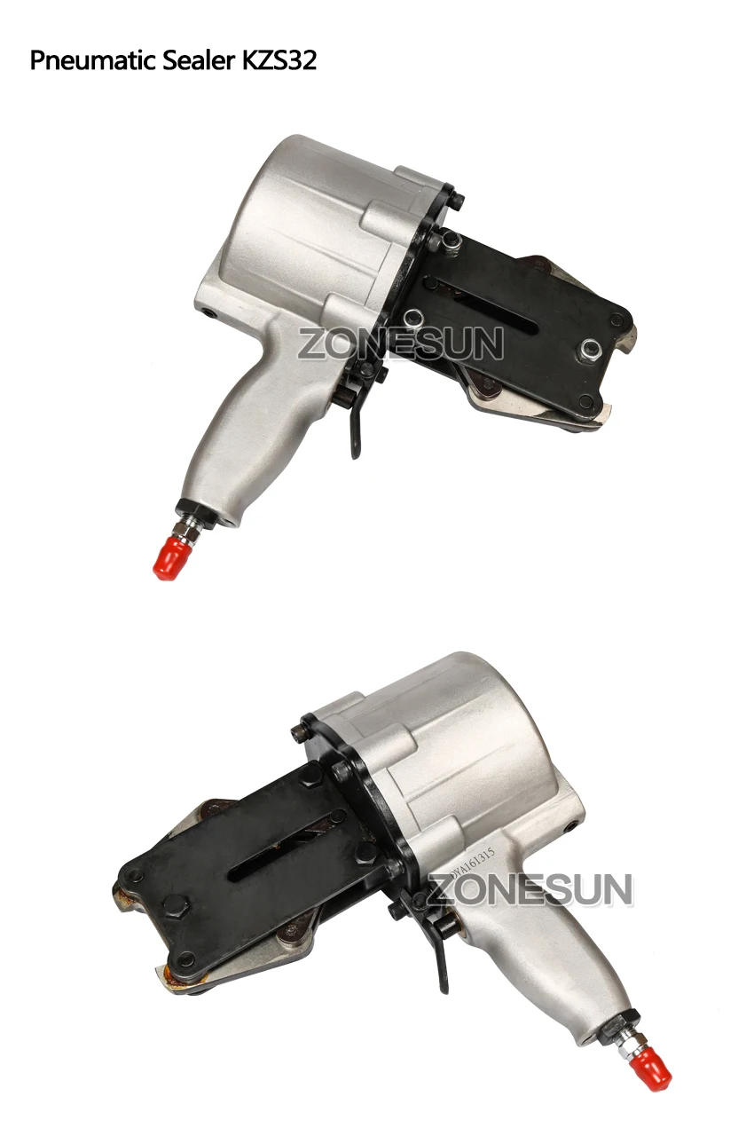 Description Picture 6 of itemZONESUN KZS-40/32 Penumatic Steel band packing Tools Pneumatic steel band Sealer and tensioner