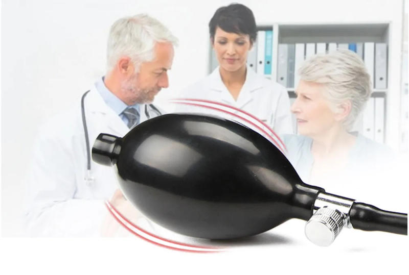 Description Picture 2 of itemMedical Sphygmomanometer Ball Air Inflator Pneumatic Balloon Bulb Pump Accessory for Manual Blood Pressure Cuff Cervical Tractor