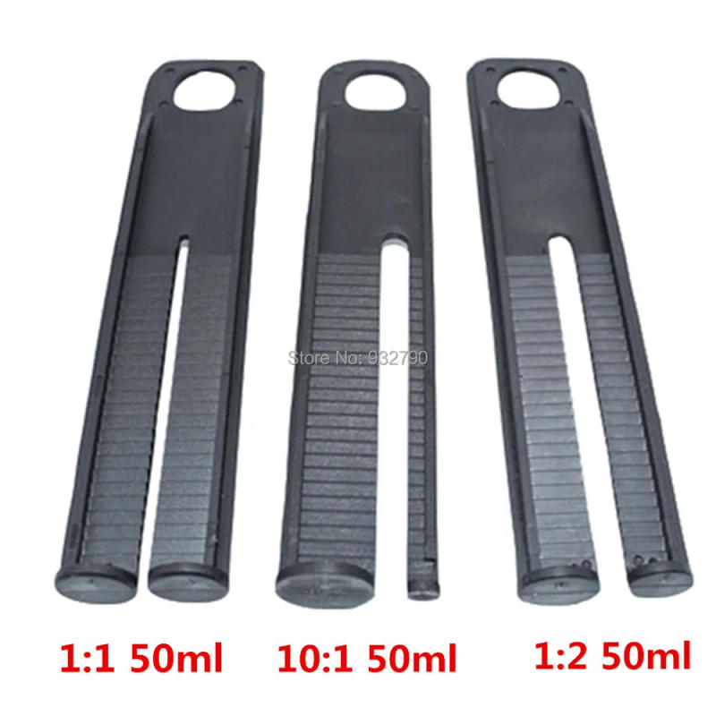 Description Picture 2 of item1:1 10:1 1:2 Mix Ratio 50ml Cartridge Plunger 2-part for Use with Manual Applicator Dispensing Gun AB Epoxy Adhesive Mixing