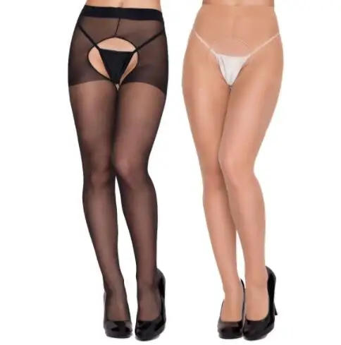 Description Picture 5 of itemShengrenmei NEW Pantyhose Plus Size Tights Fashion Stockings Women Ladies Sexy Lingerie Open Crotch Tights Medias Dropshipping