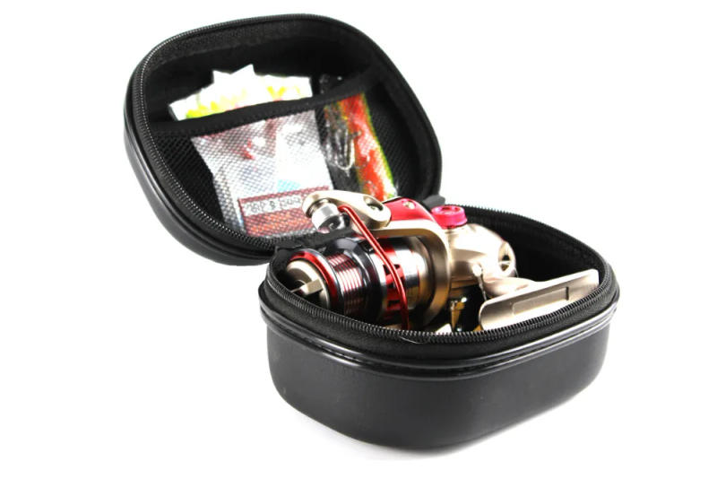 Description Picture 3 of itemPU Outdoor Reel Bag Spinning Reel Case Fishing Bag Shockproof Waterproof Fishing Tackle Storage Case Cover