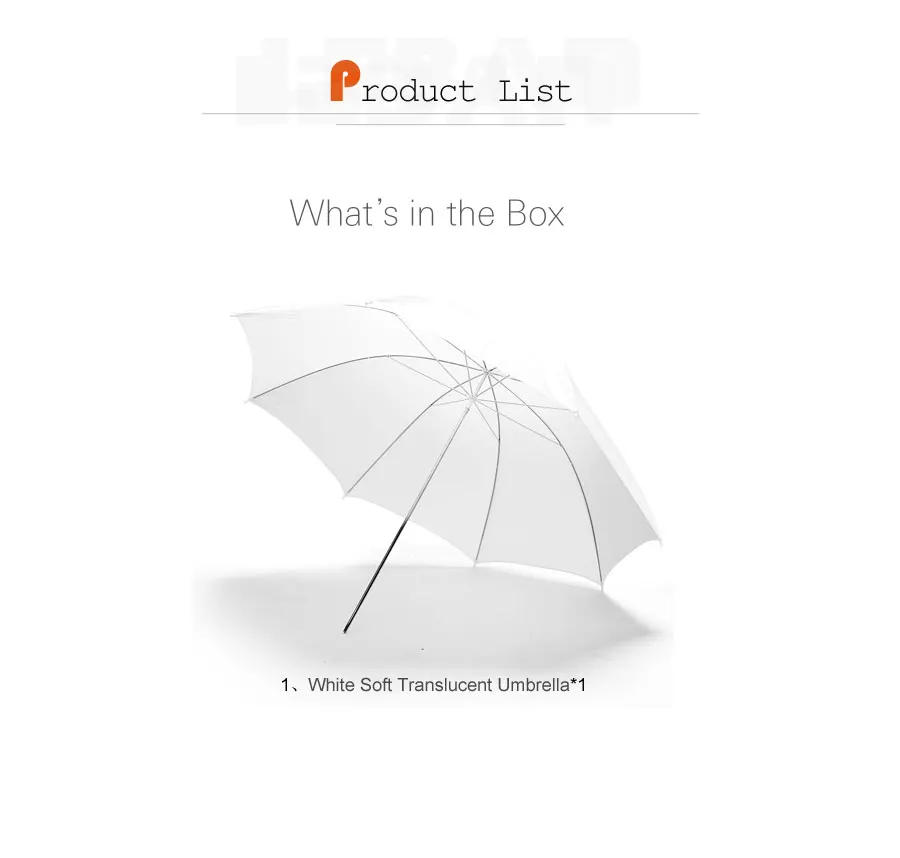 Description Picture 3 of itemGodox Professional 33" 84cm 40" 102cm 43" 108cm White Translucent Soft Umbrella for Photo Studio Flash Light