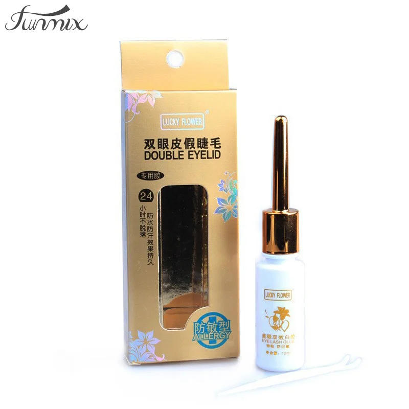 Description Picture 2 of item12ml/bottle Full Strip False Eyelashes Glue Anti-allergy Double Eyelid Glue Fake Lashes Adhesive Maquiagem