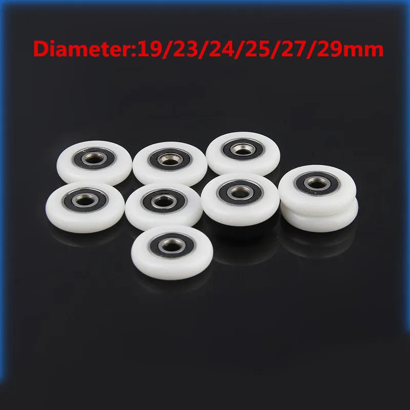 Description Picture 4 of item8Pcs Bath cabinet roller wheel shower room accessories bearing roller wheel 23/25/27mm Drop Shipping