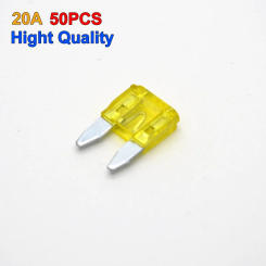 20Amp New 50Pcs/Lot Small Type Auto Car Fuses Blade