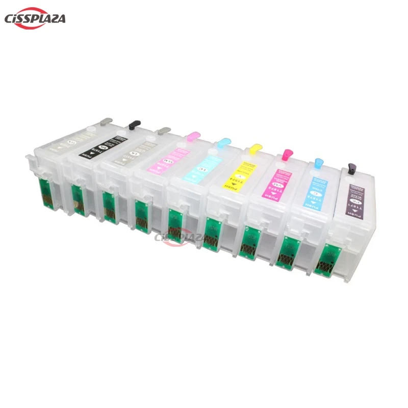 Description Picture 2 of itemCISSPLAZA 1set empty Refillable ink cartridges compatible for Epson P600 With ARC Chip surecolor SC-P600 T7601 - T7609
