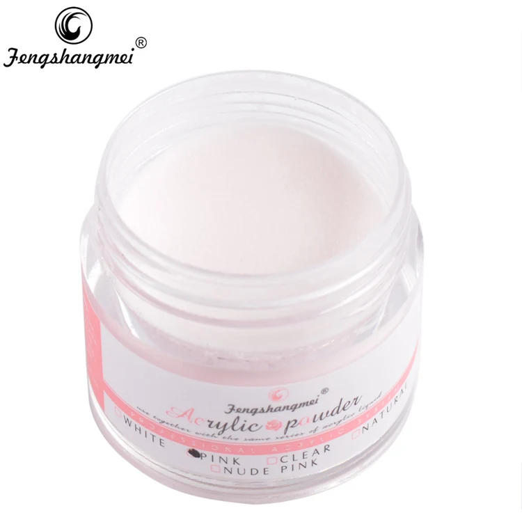 Description Picture 2 of itemfengshangmei Clear Crystal Nail Sculpture Powder White Builder Powder Liquid For Nail Pink Nail Acrylic Powder