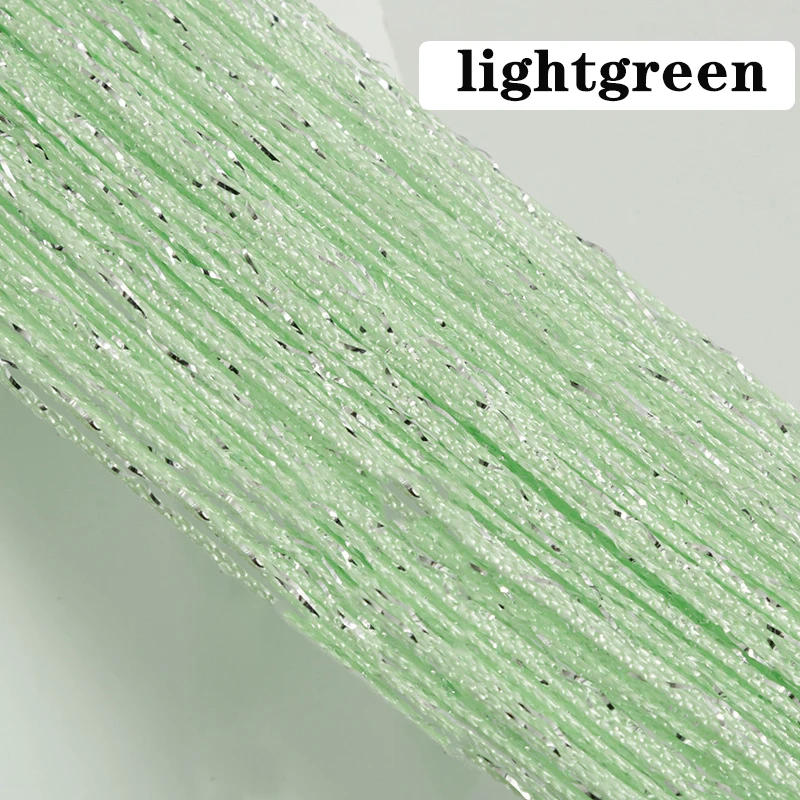 Description Picture 6 of itemGlitter Door String Curtain Silver Ribbon Shiny Tassel Flash Line Curtain Valance for Window Room Home Decoration