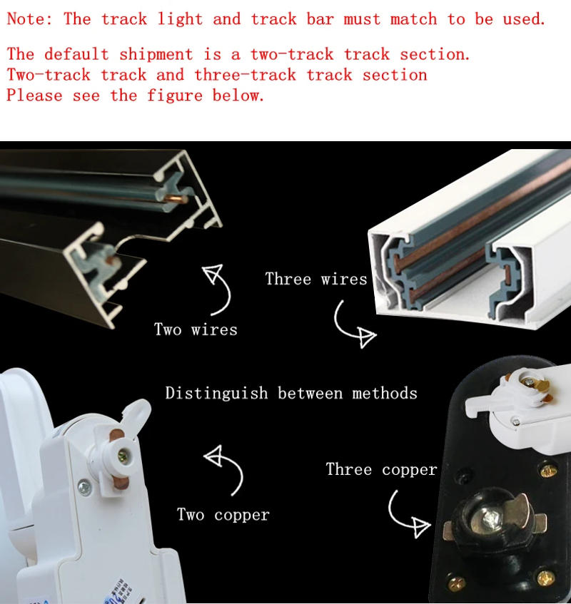 Description Picture 4 of itemAdjustable Zoom LED Surface Mounted Spotlight 3w5w7w10w Track Light Black White AC110V 220V прожектор