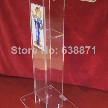 Free Shiping transparent acrylic lectern podium/acrylic podium pulpit lectern