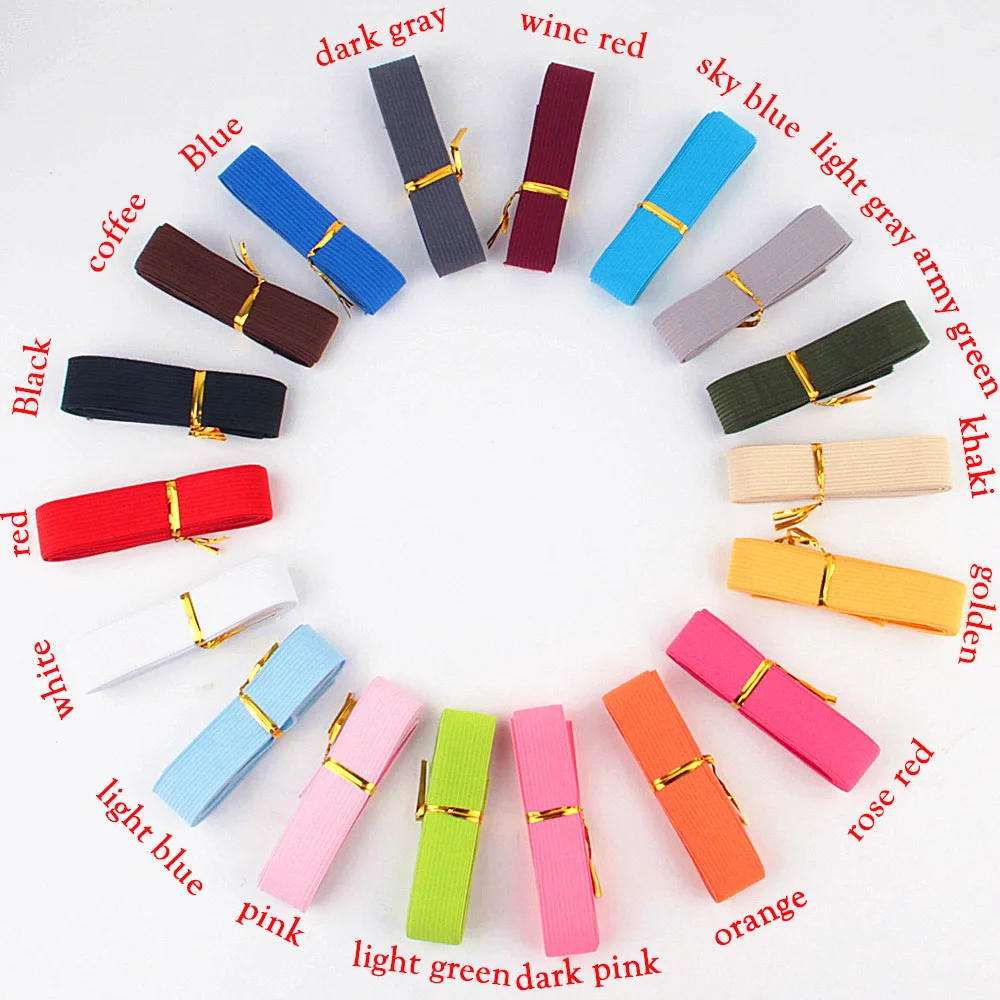 Description Picture 3 of item20mm Colorful High-elastic Elastic Bands Rope Rubber Band 2cm Spandex Ribbon Sewing Lace Trim Waist Band Garment Accessory