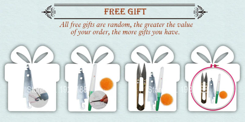 Description Picture 5 of itemJoy Sunday Care Baby Counted Cross Stitch 11CT Printed 14CT DMC Chinese Cotton Home Decor Cross-stitch Kit Embroidery Needlework