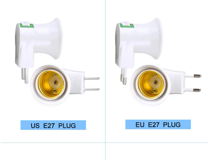 Description Picture 4 of itemLamp Base Conversion E27 TO E14 Lamp Holder Converters E14 TO E27 EU TO E27 Adapter Socket MR16 GU10 G9 B22 E12 Fireproof