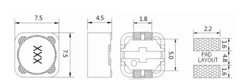 Description Picture 3 of item65pcs 13Values Shielded Inductor SMD Power Inductors Assortment Kit 2.2UH-680UH 7*7*4MM CDRH74R