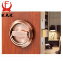 KAK Hidden Door Locks Stainless Steel Handle Recessed Invisible Keyless Mechanical Outdoor Lock For Fire Proof Home Hardware