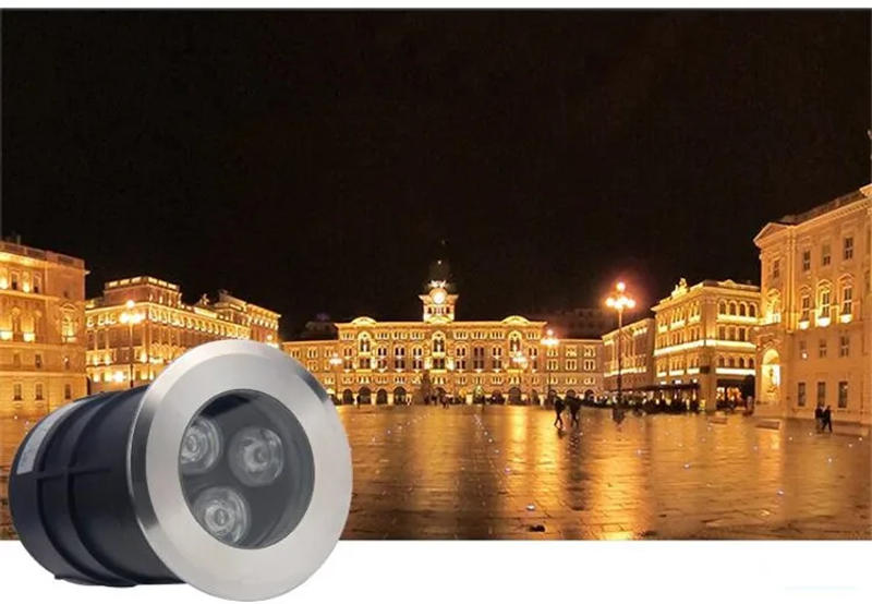 Description Picture 3 of itemIP68 3W/9W Waterproof LED Underground Light Outdoor Ground Garden Path Floor Buried Yard Spot Landscape DC12V/AC85-265V