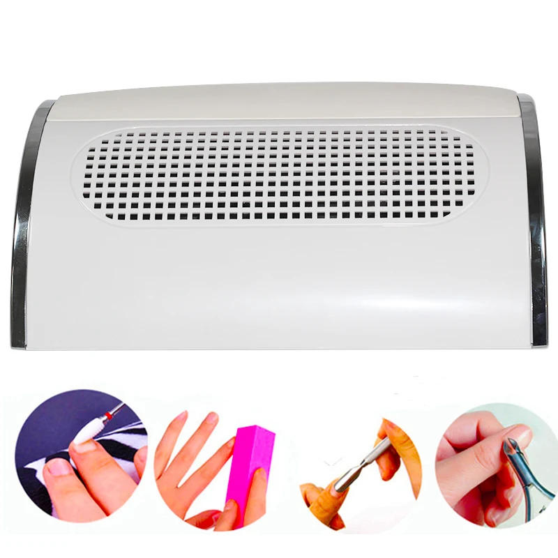 Description Picture 3 of item20W Nail Suction Dust Collector Large Size 3/1 Fans Strong Nail Vacuum Cleaner Machine Low Noise with Filter 2 bags Salon Tool
