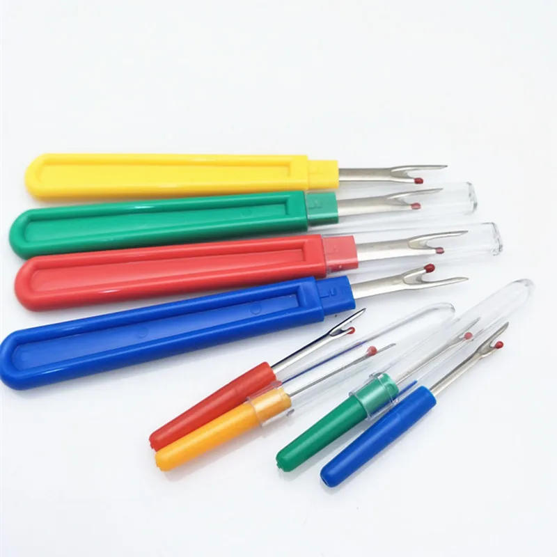 Description Picture 3 of itemHot sell 8pcs/set Thread Cutter Seam Ripper Stitch Unpicker Sewing Tool Plastic Handle Craft Tool (4 Large 4 Small) 5BB5567