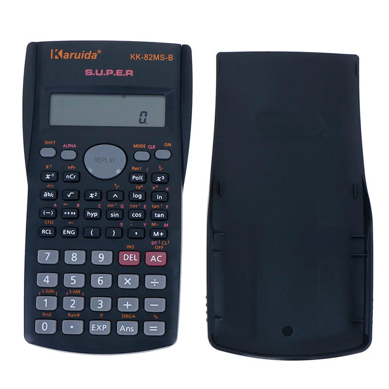 Description Picture 2 of itemCalculator Handheld Multi-function 2-Line Display Digital LCD Scientific Calculator For Office School Stationery
