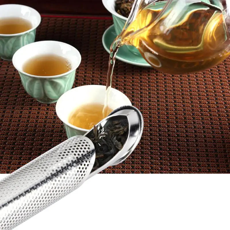 Description Picture 5 of itemStainless Steel Tea Infuser Creative Pipe Design Metal Tea Strainer for Mug Fancy Filter for Puer Tea Herb Tea Tools Accessories