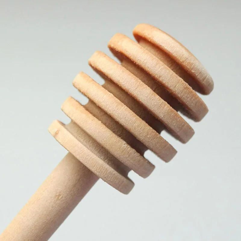 Description Picture 5 of item2Pc Practical Long Handle Wood Honey Spoon Mixing Stick Dipper For Honey Jar Coffee Milk Tea Supplies Kitchen Tools YH-460060