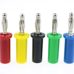 4mm Banana Plug Audio Speaker Amplifier Cable Wire Power Screw Jack