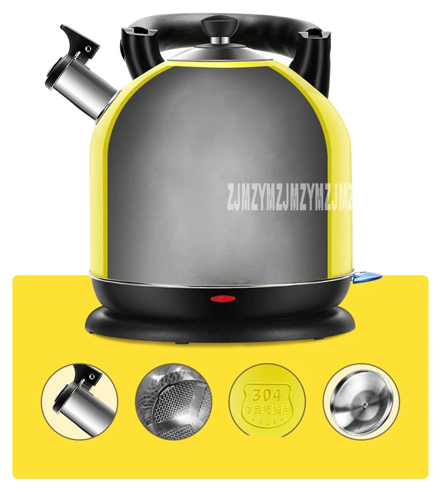 Description Picture 6 of itemOriginal 304 stainless steel 5L RX-502B10 large capacity kettle automatic power outage electric kettle