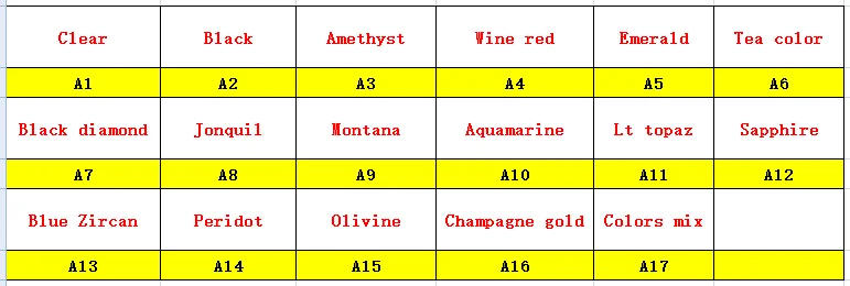 Description Picture 2 of itemGlass Crystal Silver claw settings 8 sizes nice colors horse eye Navette Marquise shape Sew on rhinestone beads appliques diy