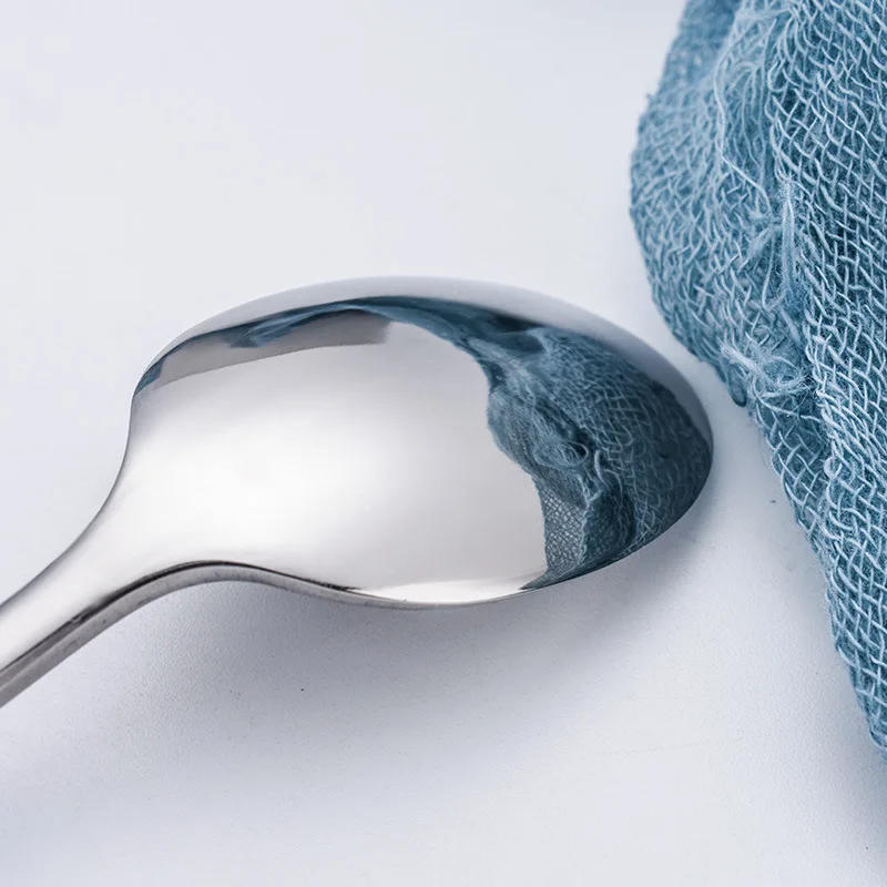 Description Picture 3 of itemLeeseph Stainless Steel Long Handle Mixing Spoon, Bar Stirring Spoon for Cocktail, Ice Cream, Coffee, Juice, Drink, 9.4 Inches