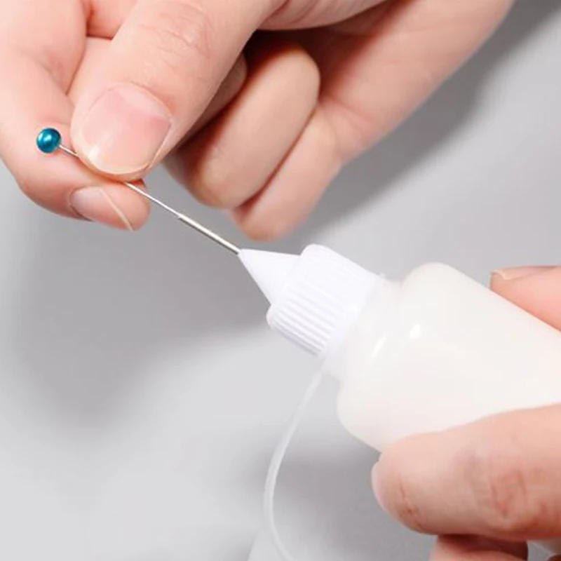 Description Picture 6 of item2PCS 30ML Handmade Glue Applicator Reuse Needle Squeeze Bottle For Paper Quilling DIY Scrapbooking Paper Craft Tools