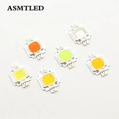 High Power LED COB Integrated Bulb Lamp Chip 12V-15V 10W White Warm White Red Green Blue For DIY Flood Light Spotlight Bulb