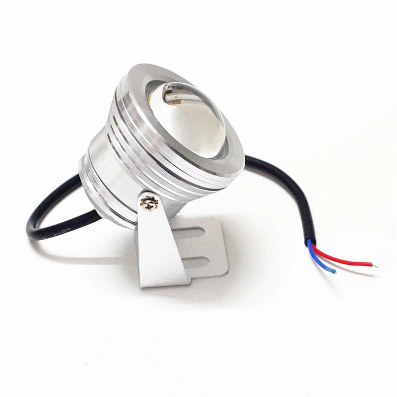 Description Picture 6 of itemAC / DC 12V 10W Black LED Underwater light Waterproof IP67 LED Flood light White / Warm white / RGB Spotlight With Convex Glass