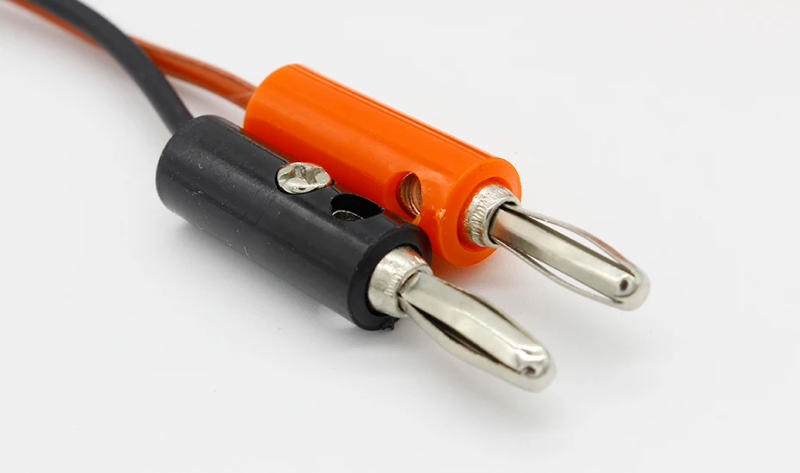 Description Picture 5 of item4mm Injection Banana Plug To Shrouded Copper Electrical Clamp Alligator Clip Test Cable Leads 1M For Testing Probe