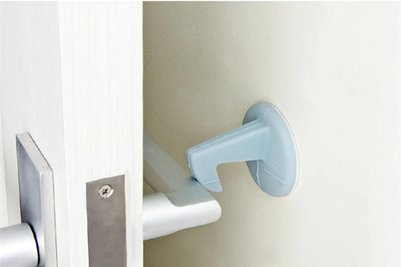 Description Picture 6 of itemSilicone Door Stops Holder Protection Door Stopper For Doors Knob Stopper Wall Mounted Limiters Door Bumper Holder Doorstopper