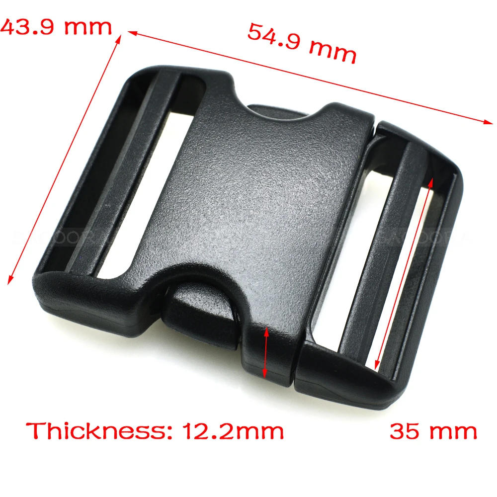 Description Picture 5 of itemFor Casual Bags Outdoor sports bag Plastic Side Release Buckles Slim waist Backpack/Camping Hiking Straps Webbing 20mm 35mm