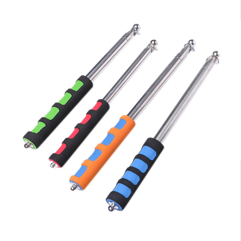 Description Picture 6 of item1PC 1/1.2M Stainless Steel Telescopic Flag Pole Outdoor Flagpole for Teaching Pointer Tour Guide Banner Flagstaff Decoration