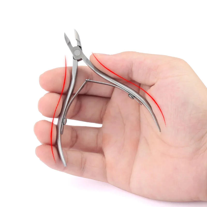 Description Picture 6 of item1pcs Professional Nail Dead Skin Scissors Cuticle Nipper Stainless Steel Pliers Manicure Pedicure Care Nail Art Toe Tools