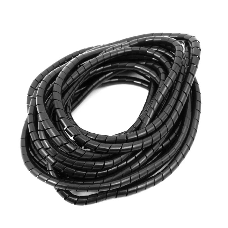 Description Picture 2 of itemUXCELL 4mm Inner Diameter Spiral Wire Organizer Wrap Tube Flexible Manage Cord for Harnessing Multiple Cables
