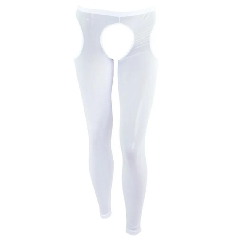 Description Picture 6 of itemYiZYiF Sexy Mens Erotic Open Crotch Buttock Sheer & Transparent Leggings Hot Pants Lingerie Gay Fetish mesh Nightwear Underwear