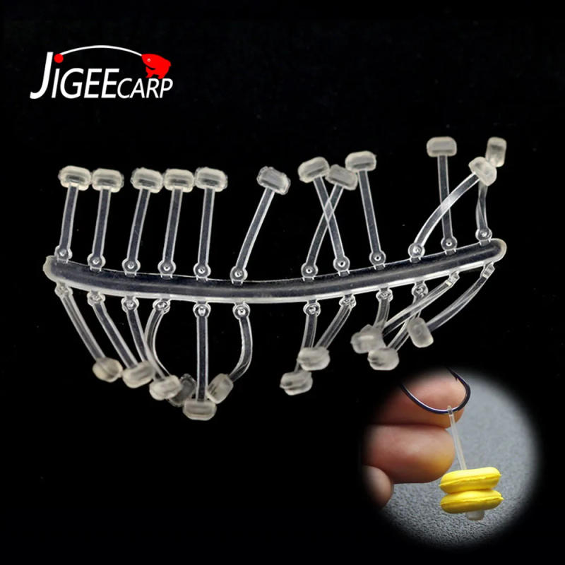Description Picture 2 of itemJigeecarp 5 Cards Carp Fishing Boillie Stops Hair Rigs Stopper Pop Up Rig Boilie Inserts Fishing Tackle Accessories