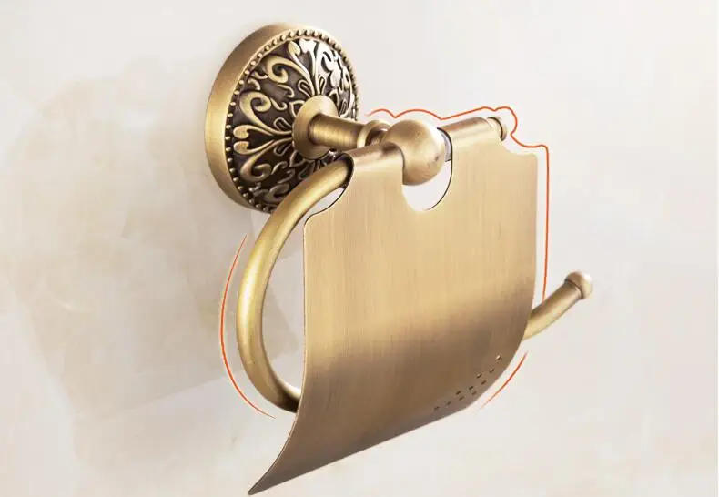 Description Picture 3 of itemfashion wall mount gold and lacquered white  Bathroom Accessories hotel towel rack towel shelves,towel ring and paper holder